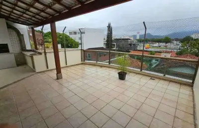 Cobertura com 3 quartos para alugar na rua coronel joão olintho, recreio dos bandeirantes, rio de janeiro, 183 m2 por r$ 5.700