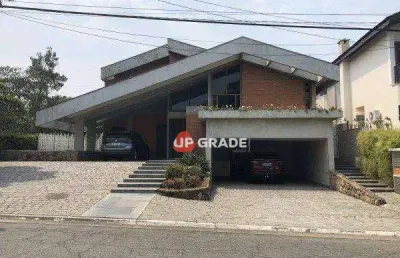 Casa com 4 dormitórios à venda, 535 m² por r$ 4.500.000,00 - alphaville residencial 5 - santana de parnaíba/sp