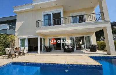 Casa com 4 dormitórios à venda, 440 m² por r$ 4.000.000,00 - residencial alpha sitio - santana de parnaíba/sp