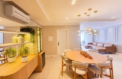 Amplo apartamento mobiliado com 2 suítes + 1 dormitório à venda no bairro américa, em joinville – sc de r$ 1.399.000,00 por r$ 1.340.000,00