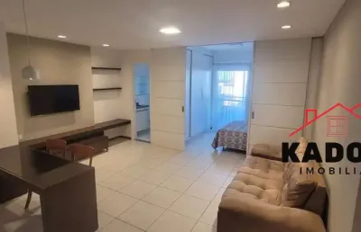 Apartamento mobiliado no condominio loft privilégio, localizado no bairro ponto central em feira de santana