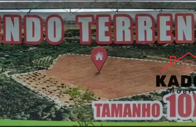 Lote de terreno disponivel para venda localizado no papagaio em feira de santana