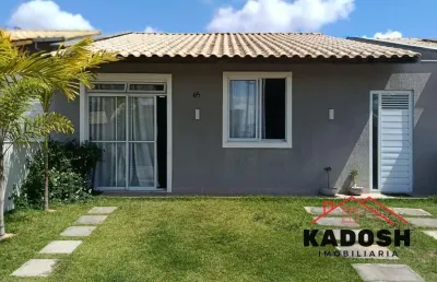 Casa mobiliada para locação no condominio elegance residence  localizado no bairro sim em feira de santana