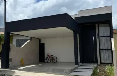 Imperdível casa para venda no condominio reserva buriti localizado no bairro registro no jardim brasil  em feira de santana