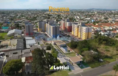 Apartamento à venda em canoas-rs, bairro harmonia: 2 quartos, 1 banheiro, 1 vaga de garagem, 49m² de área.