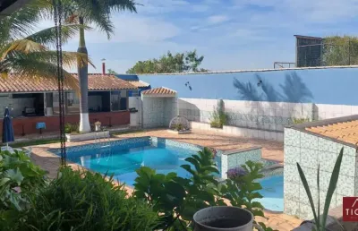 Casa em condomínio fechado com 3 quartos à venda na rua rio de janeiro, 7, jardim das palmeiras, capim branco por r$ 550.000