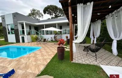 Casa em condomínio fechado com 3 quartos à venda na rua laranjeiras, 20, campo alegre, jaboticatubas por r$ 1.200.000
