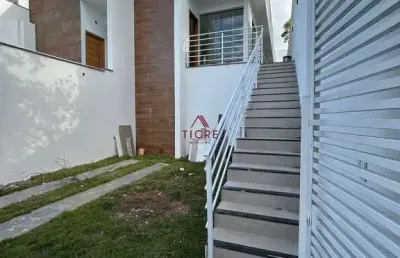 Casa em condomínio fechado com 3 quartos à venda na rua antares, 614, por do sol, lagoa santa por r$ 650.000