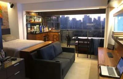 Apartamento para locação no brooklin - habitarte verde 43 m², 1 dorm, 1 vaga - são paulo