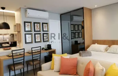 Apartamento para locação e temporada no brooklin - habitarte verde 41 m², 1 dorm, 1 vaga - são paulo