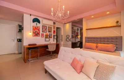 Apartamento para locação habitarte 40 m², 1 dorm, 1 vaga mobiliado - brooklin - são paulo