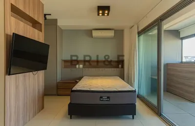 Apartamento mobiliado no brooklin - viva com charme e conforto