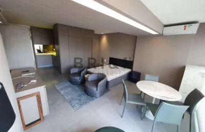 Apartamento para locação no brooklin - habitarte verde 44 m², 1 dorm, 1 vaga - são paulo