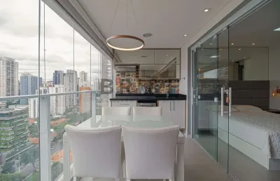 Apartamento para venda 42 m² com 1 dormitório, lazer completo no brooklin