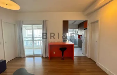 Apartamento para alugar - 52m² - 1 dorm. (suíte), 1 vaga, lavabo - vision brooklin