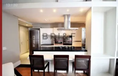 Apartamento para locação  na vila nova conceição 2 suites  e 3 vagas mobiliado com pé direito duplo