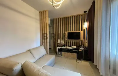 Flat a venda e locação 34 m² com 1 vaga totalmente mobiliado próximo a berrini no broklin