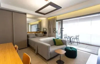 Apartamento para locação habitarte 44 m², 1 dorm, 1 vaga mobiliado - brooklin - são paulo