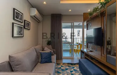 Apartamento para locação emotion, 1 dormitório, 1 vaga, 40 m² - brooklin - são paulo