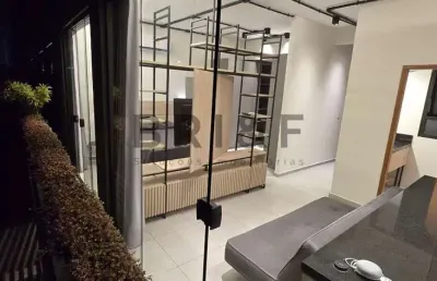 Apartamento studio para locação - 39m² - semi-mobiliado - brooklin (próximo a berrini)