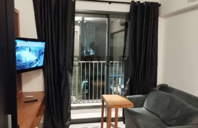 Apartamento para locação, 26 m², 1 dormitório, mobiliado e lazer completo no brooklin - são paulo