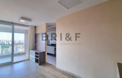 Apartamento para locação com 1 dormitório, 1 vaga, 45m² - brooklin, são paulo