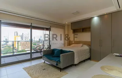 Apartamento mobiliado no brooklin - viva com charme e conforto