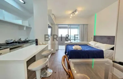 Apartamento à venda/locação, 35m², studio, mobiliado, 1 vaga de garagem. campo belo