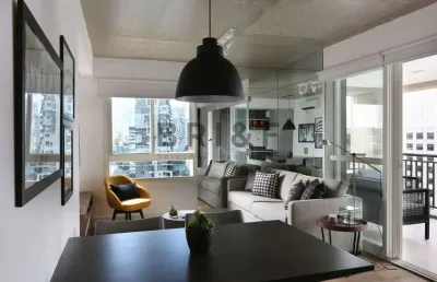 Apartamento para locação 1 suíte, 1 banheiro, 1 vaga, 63m², brooklin, geo berrini