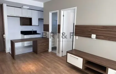 Apartamento para locação, 1 quarto, varanda, 1 vaga brooklin