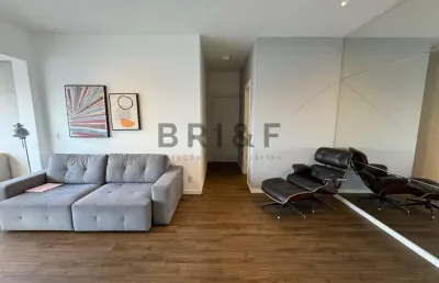 Apartamento mobiliado para alugar - 78m² - 2 dormitórios (1 suíte), 1 vaga - chácara santo antônio