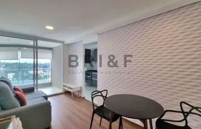 Apartamento para alugar com 1 dormitório, 1 vaga, 49 m² - campo belo- são paulo