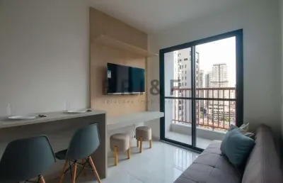 Apartamento para alugar com 1 dormitório 1 banheiro - mobiliado e equipado - 29m2 - brooklin