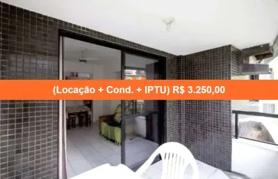 Quarto e sala -  50 m² - barra - mobiliado - nascente - área de serviço - 1 vaga de garagem