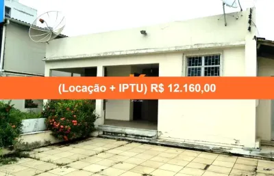 Casa comercial na pituba: 3 quartos, 2 salas, 3 banheiros - 360m² - locação em salvador-ba