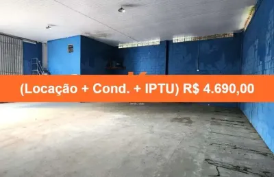 Galpão comercial para locação em salvador-ba, bairro águas claras: 3 salas, 2 banheiros, 200m² de área. venha conferir!