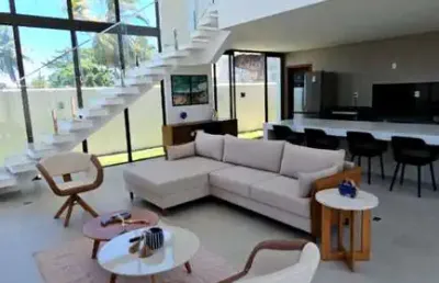 Casa de luxo em condomínio à venda em guarajuba, camaçari-ba: 8 quartos, 7 suítes, 3 salas e 320,97 m² de área!
