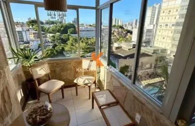 Apartamento na graça, salvador-ba: 4 quartos, 1 suíte, 2 salas, 3 banheiros, 2 vagas de garagem. confira!