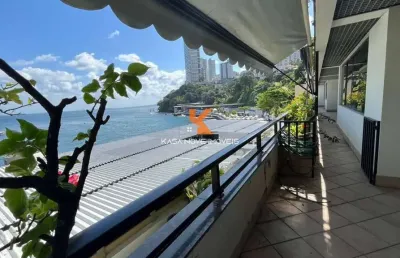 Apartamento na barra: 3 quartos, 3 suítes, 2 salas, 5 banheiros, 5 vagas de garagem, 340m² - salvador-ba