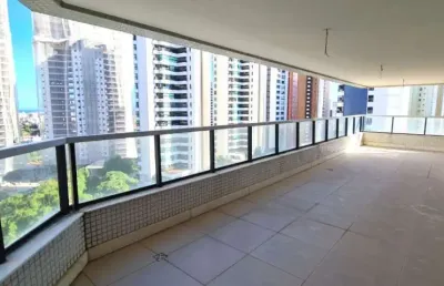 Excelente oportunidade: apartamento de luxo no horto florestal, salvador-ba, 4 quartos, 4 suítes, 4 salas, 6 banheiros, 5 vagas, 295m².