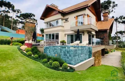 Casa em condomínio para venda, 5 quartos , gramado/rs. - ca1981