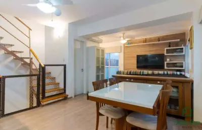 Cobertura 2 dorm. triplex para venda,  rio branco, porto alegre/rs. - co1971