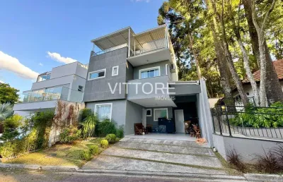 Sobrado 215m² - 05 dormitórios - centro - são josé dos pinhais