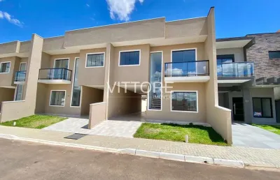 Sobrado em condomínio 135m² - 03 dormitórios - costeira - são josé dos pinhais