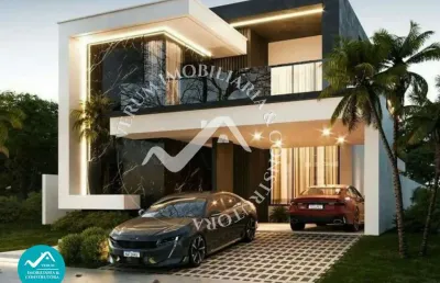 Cond. alphaville 1 - cond. alphaville i, casa duplex, 04 suítes, terreno + planta personalizada, ponta negra, manaus am.