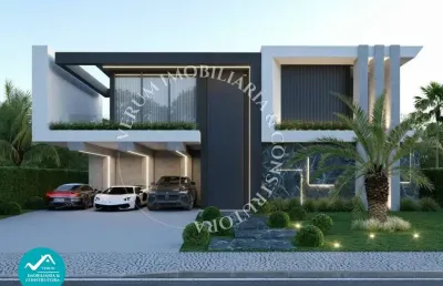 Cond. alphaville ii - cond. alphaville ii, casa duplex com 04 suítes, terreno + planta personalizada + construção, manaus-am.