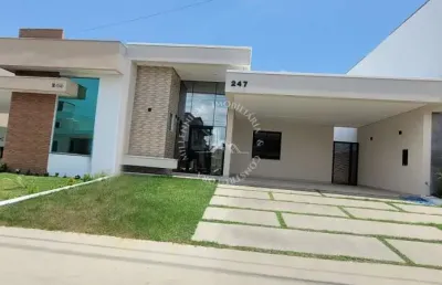 Cond. passaredo - condomínio passaredo casa térrea  com 3 suítes c/ 180m²