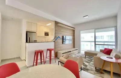 Apartamento para locação em santos, gonzaga, 2 dormitórios, 1 suíte, 2 banheiros, 1 vaga