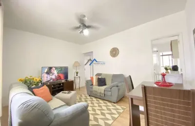 Apartamento para venda em santos, embaré, 2 dormitórios, 1 suíte, 3 banheiros, 1 vaga