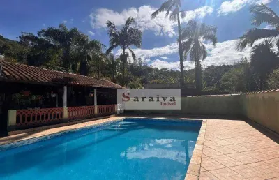 Chácara com 2 dormitórios à venda, 6250 m² por r$ 550.000,00 - sítio casa vermelha (ouro fino paulista) - ribeirão pires/sp